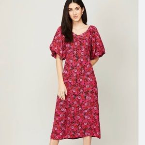 A-Line Floral Dress by CODE - Small